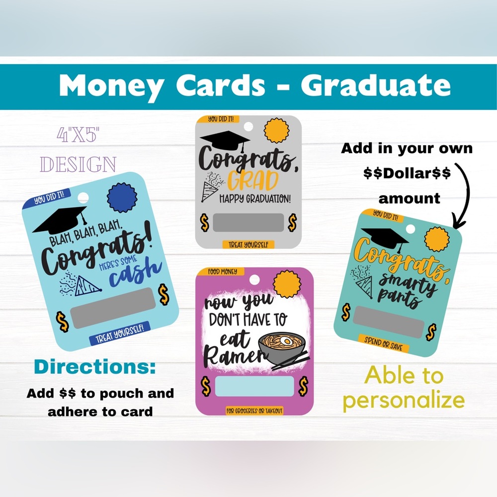 3 for $12 ALL OCCASIONS Money Cards (Self-Adhesive) ALL OCCASIONS - Picture 14 of 16